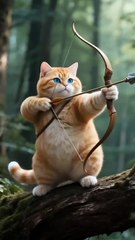 arrow cat WIth Tiger Funny animated story