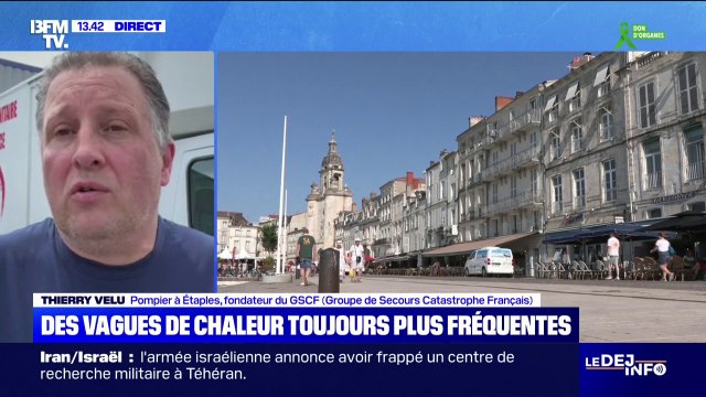 Vague de chaleur: Fermer les volets, se mettre à l'ombre et prendre un petit peu de détente , conseille Thierry Velu, pompier à Étaples