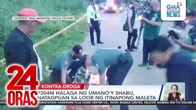 P204M halaga ng umano'y shabu, natagpuan sa loob ng itinapong maleta | 24 Oras