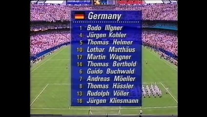 Bulgaria v Germany Quarter Final 10-07-1994