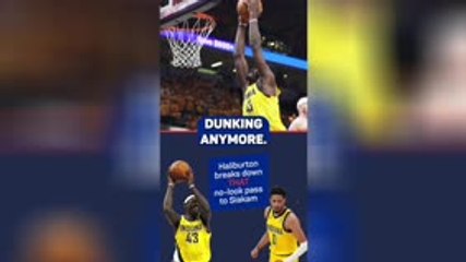 Haliburton re-lives Siakam’s poster slam!