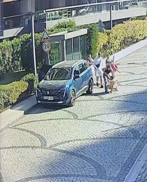 Sarıyer'de rezidansın önünde Ukraynalı anne 7 yaşındaki çocuğunu zorla götürdü