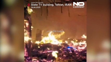 Neue Aufnahmen zeigen Folgen des israelischen Angriffs auf iranisches Staatsfernsehen