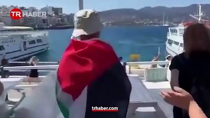 Dünyanın İsrail nefreti büyüyor! Yunanistan'a ayak basar basmaz tepki gördüler: Teröristler defolun!