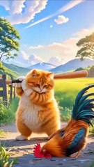 Cat ai animation funny video 🥰