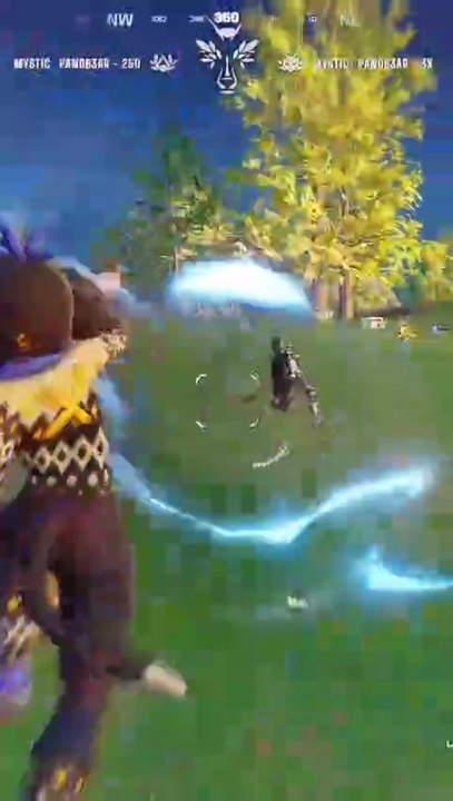 Playing Fortnite