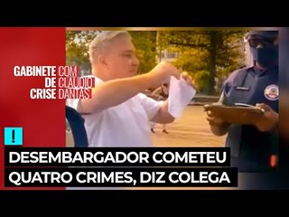Desembargador que humilhou GCM em Santos cometeu quatro crimes, diz colega do TJSP