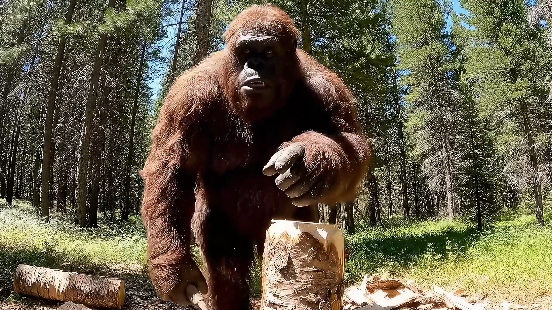 Bigfoot VLOG – Building a Log Cabin