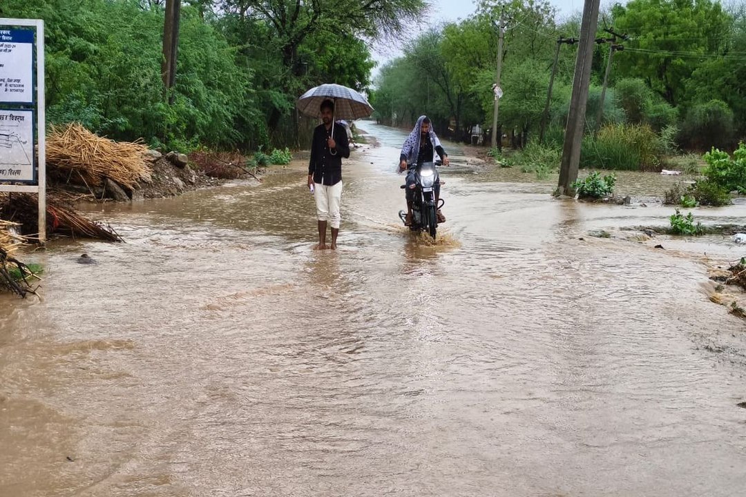 चाकसू में 144 तो कोटखावदा में 110 एमएम बरसात