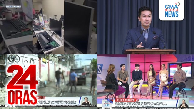 24 Oras: (Part 3) House Prosecutors: tila nagsasalita para kay VP Duterte ang impechment court spokesperson; sinalakay na scam hub sa Maynila; emosyonal na update ni Ashley Ortega sa relasyon nila ng ina; Shuvee kay AZ: I felt betrayed, atbp.