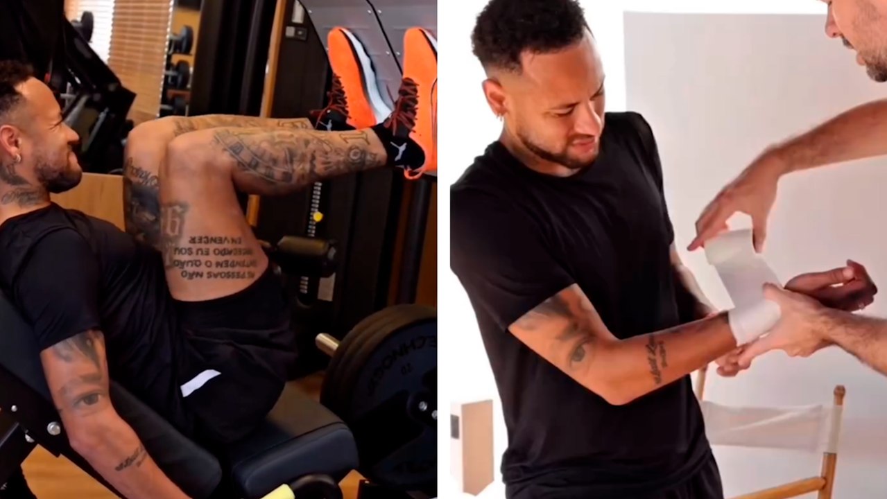 Neymar sin vacaciones, sigue preparándose para la próxima temporada
