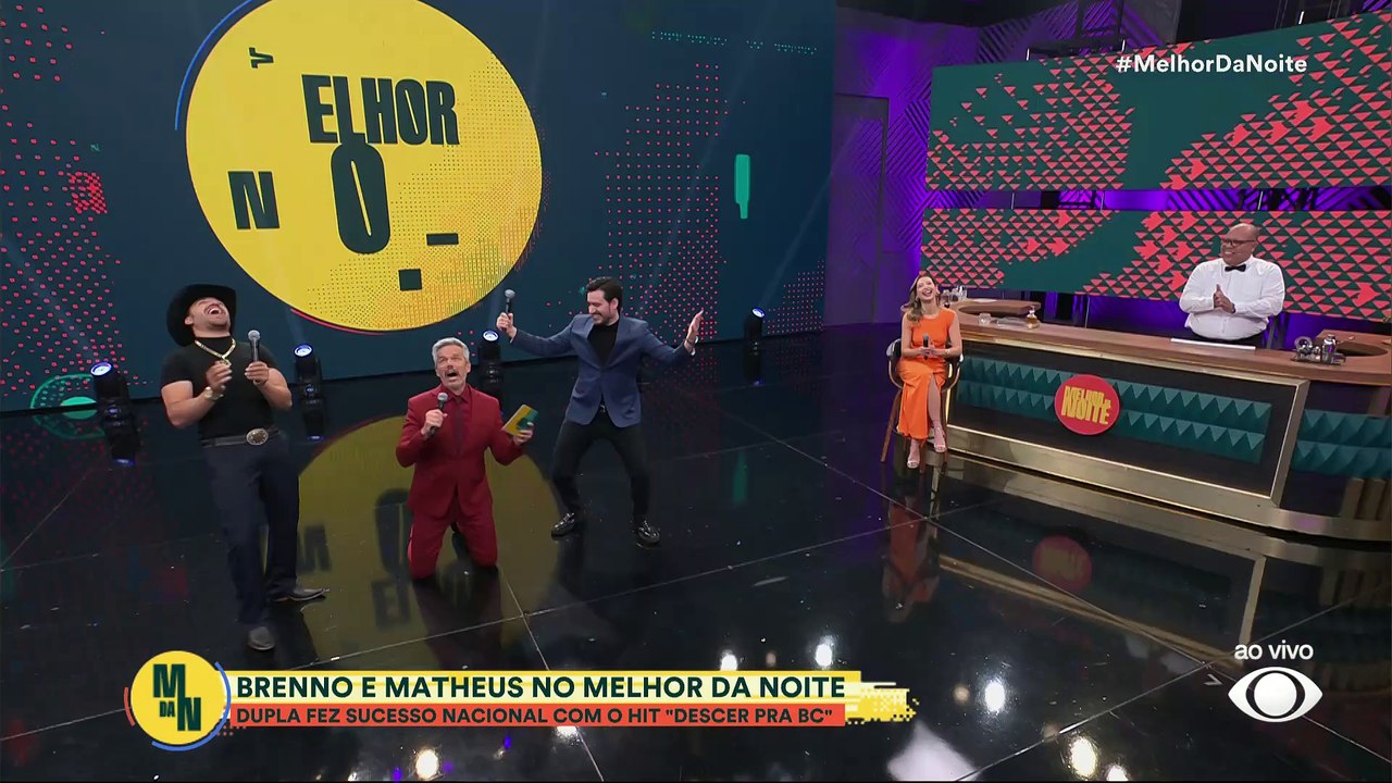 Brenno e Matheus revelam origem do hit "Descer pra BC" | Melhor da Noite