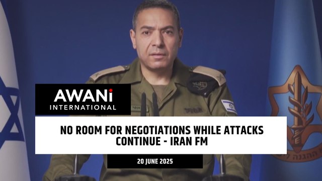 No room for negotiations while attacks continue - Iran FM