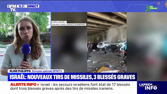 Conflit Israël/Iran: 3 blessés graves en Israël suite à de nouvelles salves de missiles iraniens