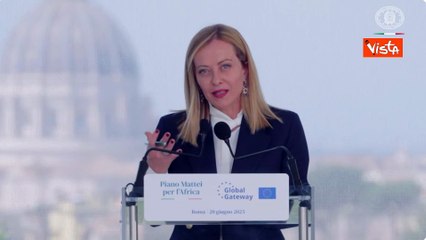 Meloni: In Africa è in gioco nostro futuro, italiani ed europei sono chiamati a fare la differenza