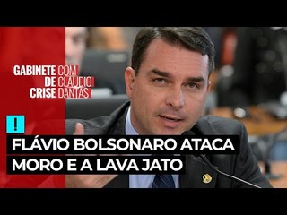 Flávio Bolsonaro ataca Moro e a Lava Jato