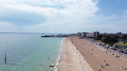 Hot weather Southsea on Friday 20th June 2025