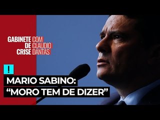 Mario Sabino: "Moro tem de dizer"