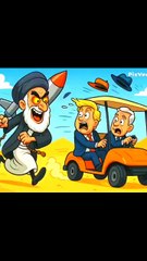 "Ayatollah on the Loose!  Trump & Netanyahu Running for Their Lives! "