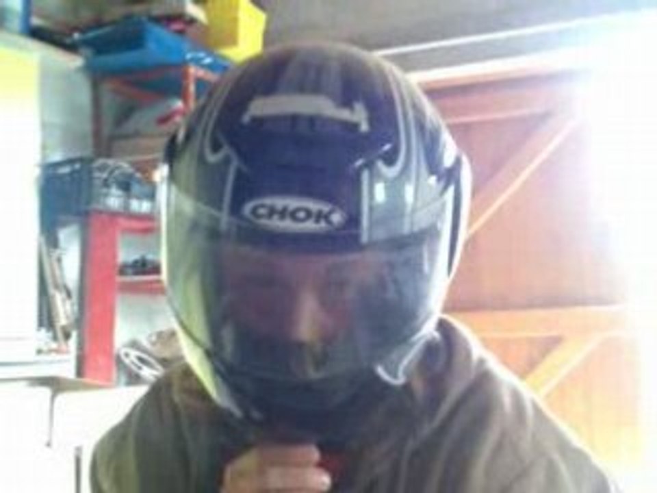 Narguilé dans le casque