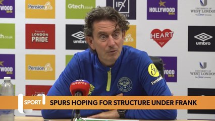 Tottenham hoping Thomas Frank implements new structure