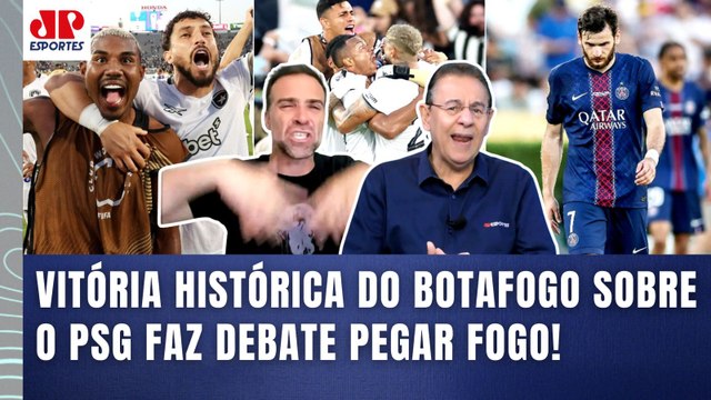 TRETA!! QUÊ??? CALA A SUA BOCA! O Botafogo MOSTROU PRO PSG que... Pilhado x Flavio Prado PEGA FOGO