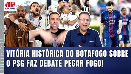 TRETA!! "QUÊ??? CALA A SUA BOCA! O Botafogo MOSTROU PRO PSG que..." Pilhado x Flavio Prado PEGA FOGO