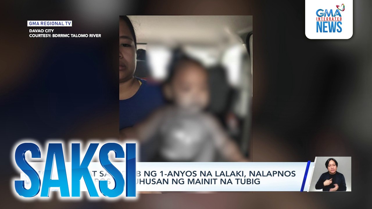 Balat sa dibdib ng 1-anyos na lalaki, nalapnos matapos mabuhusan ng mainit na tubig | Saksi