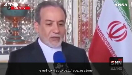 Iran, "Nessun negoziato con gli Stati Uniti finche' Israele ci attacca"