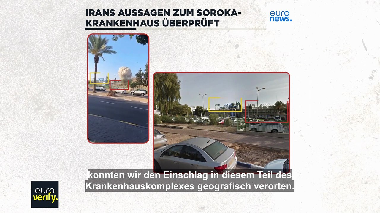 Welche Behauptungen zum Angriff auf das Soroka-Krankenhaus in Israel stimmen?
