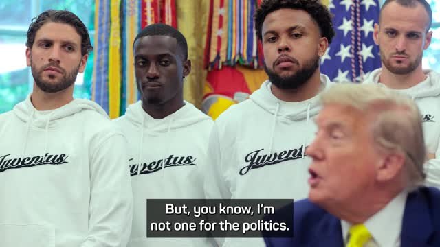 'I had no choice, I had to go!' - Weah not impressed with Juve's 'weird' White House visit