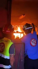 VIDEO | Incendio consume domicilio lleno de basura en El Carmen