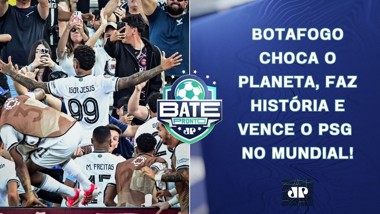 Botafogo FAZ HISTÓRIA e VENCE o PSG; Flamengo ENCARA o Chelsea HOJE! | BATE-PRONTO