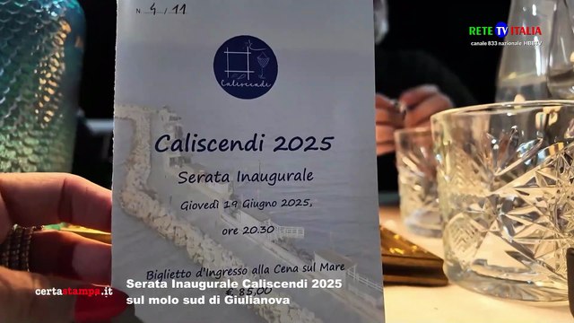 Serata Inaugurale Caliscendi 2025 sul molo sud di Giulianova