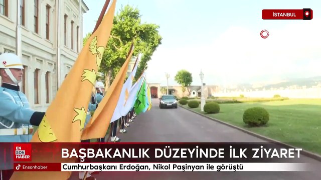 Başbakanlık düzeyinde ilk ziyaret: Cumhurbaşkanı Erdoğan, Nikol Paşinyan ile görüştü