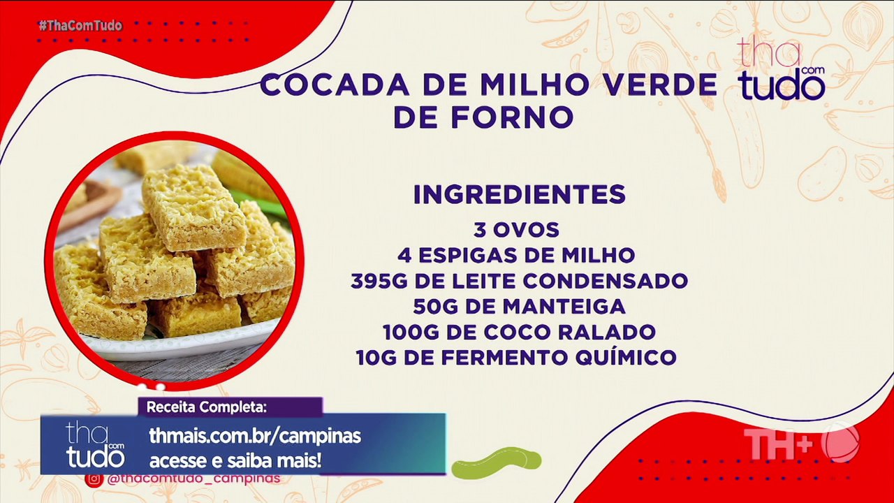 RECEITA TCT PGM 19-06-2025 - COCADA DE MILHO