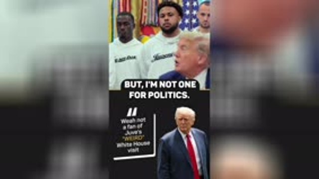 I had no choice, I had to go! - Weah on Juve's 'weird' White House visit