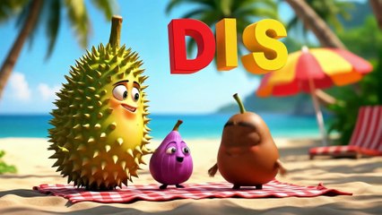 50 Fruits Name for Kids 🍎  Learn Fruits with Fun Animation Educational Video for Children