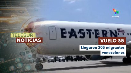 Llega nuevo vuelo del plan vuelta a la patria en Venezuela