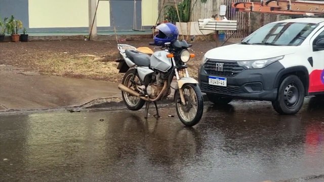 Motociclista fica ferido em acidente no Bairro Periolo, em Cascavel