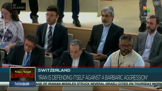 Switzerland, Iran denounces Israeli aggression at UN Human Rights Council