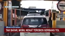 Mobil Nekat Terobos Gerbang Tol Cisalak Depok Demi Tak Bayar, Begini Modusnya