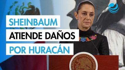 Sheinbaum viaja a Oaxaca para coordinar atención tras paso del huracán "Erick"