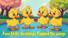 Five Little Ducks | Fun Nursery Rhyme for Kids | Duck Song Animation 🐤