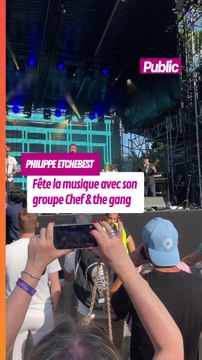 Philippe Etchebest fête la musique avec son groupe Chef & the gang #philippeetchebest #fêtedelamusique