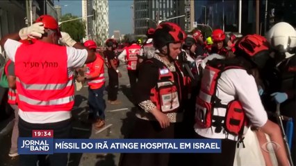 Oriente Médio: míssil do Irã atinge hospital em Israel