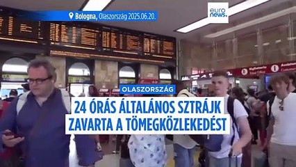 Olaszország, közlekedési és fémmunkások sztrájkja: 10 ezren blokkolták a bolognai körgyűrűt