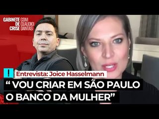 "Vou criar o 'banco da mulher'", diz Joice Hasselmann sobre uma das suas prioridades para São Paulo