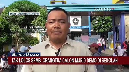 Orang Tua Calon Siswa SMAN 5 Tambun Selatan Demo! Curiga Jalur Domisili PPDB Tak Transparan