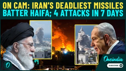 SHOCKING: Iran’s 4 Brutal Strikes on Haifa in 7 Days; Fattah, Khorramshahr-4 Missiles Wreak Havoc